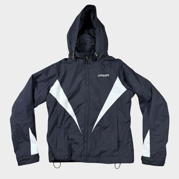 Spyder Jackets & Blazers - Spyder Women’s Ski Jacket Size 10 12 Large Black White Insulated Thinsulate Snow